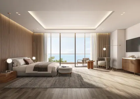 Nawayef Heights: master bedroom of a Heights 3 villa, developer render