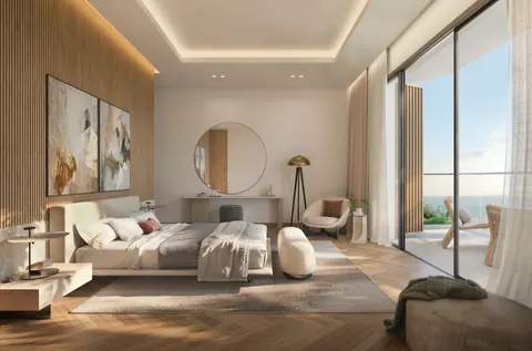 Nawayef Heights: master bedroom of a Heights 6 villa, developer render