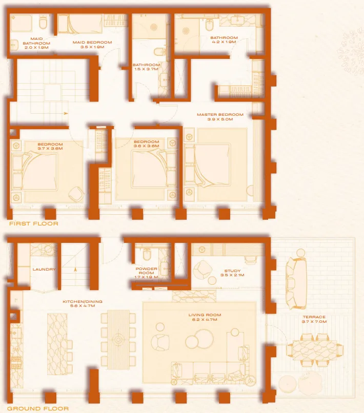 Avenew 888 - Loom 3 bed floor plan, 2,313 sqft