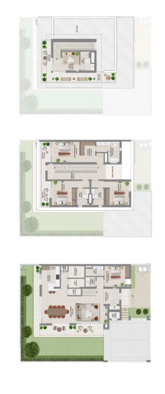 Selvara 4 4 bed floor plan, 3,799 sqft