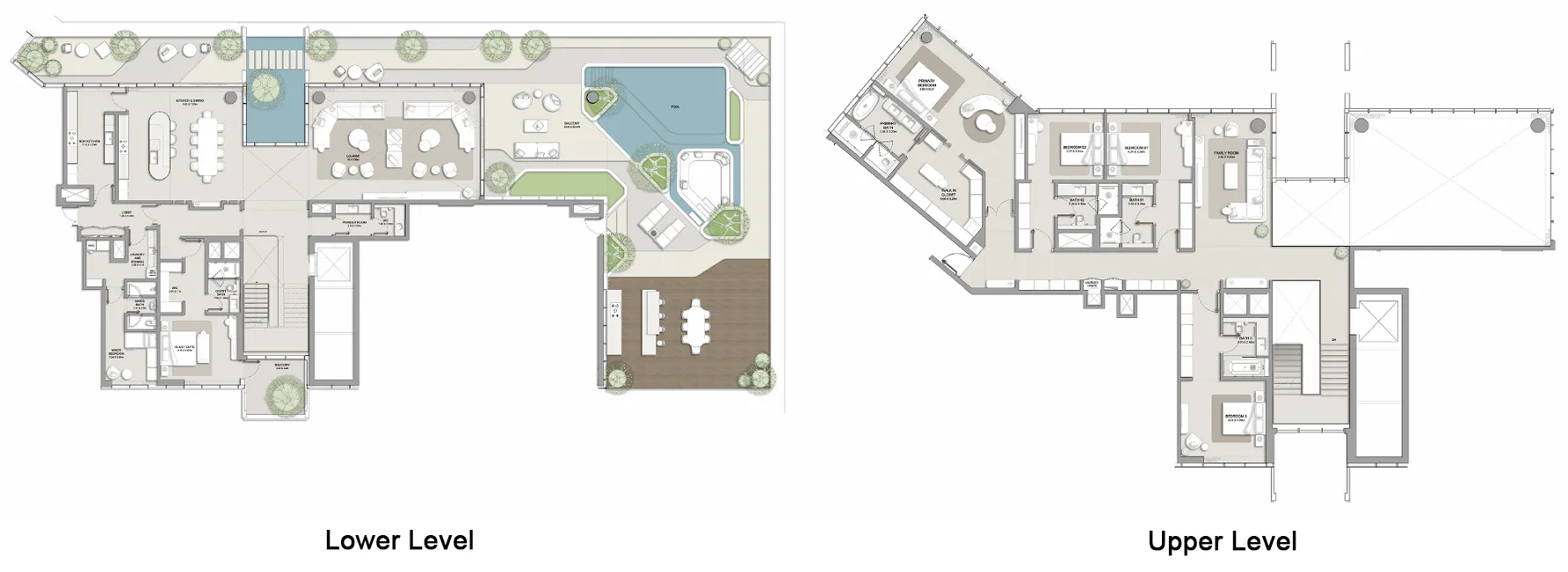 City Walk Crestlane 5 bed floor plan, 10,388 sqft