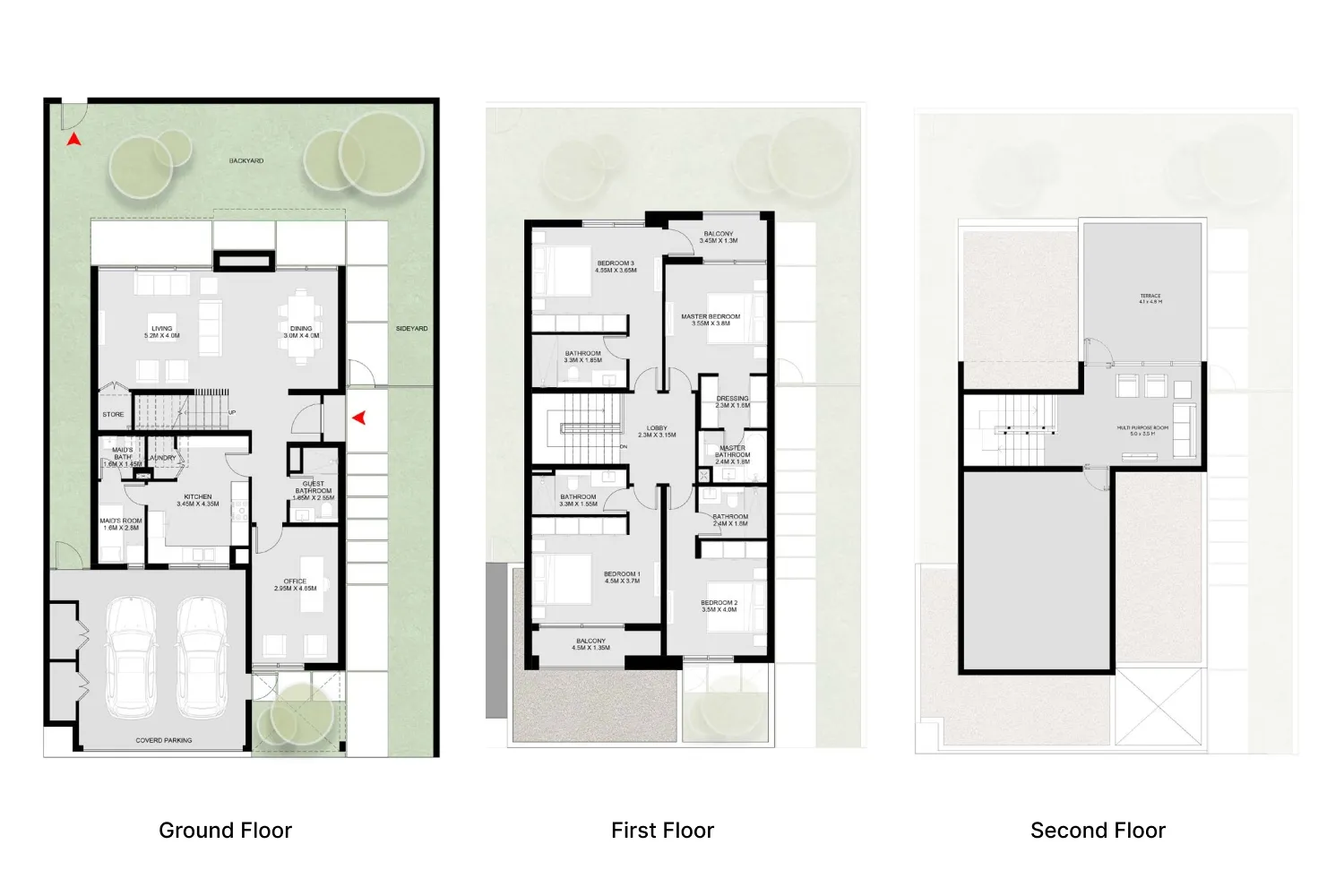 Masaar 3 Laura 4 bed floor plan, 3,765 sqft