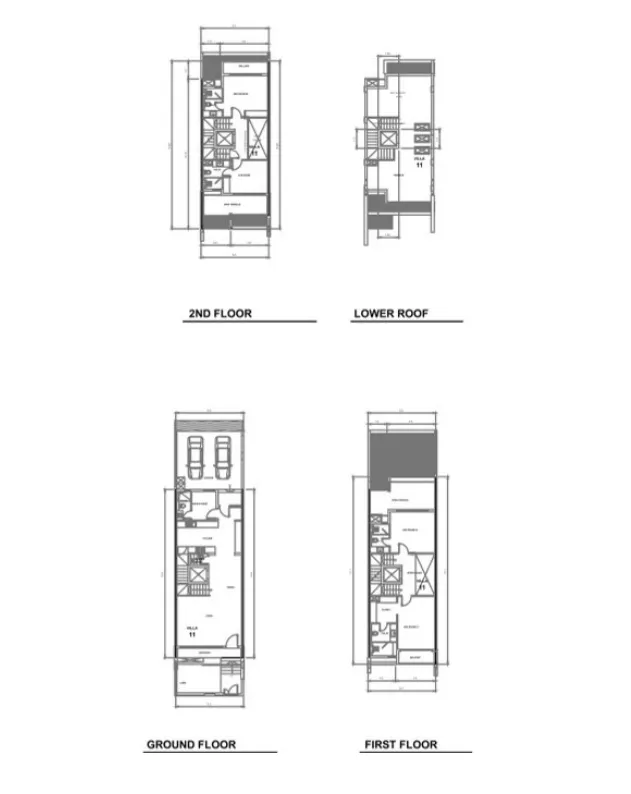 Veranda Collection 2 3 bed floor plan, 3,191 sqft