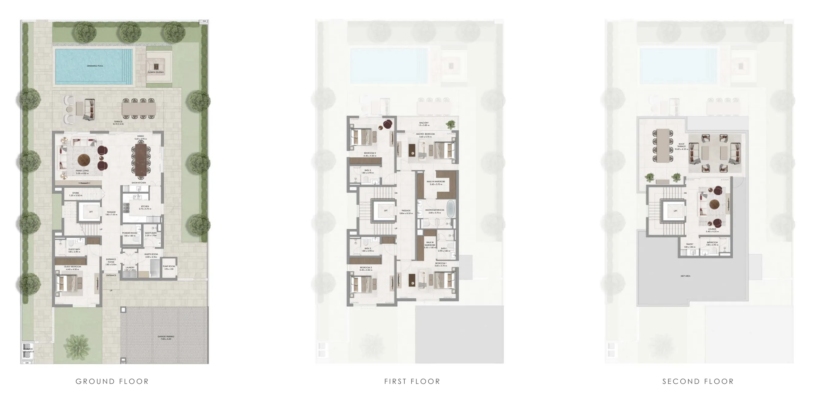 Ovelle The Valley 5 bed floor plan, 5,670 sqft