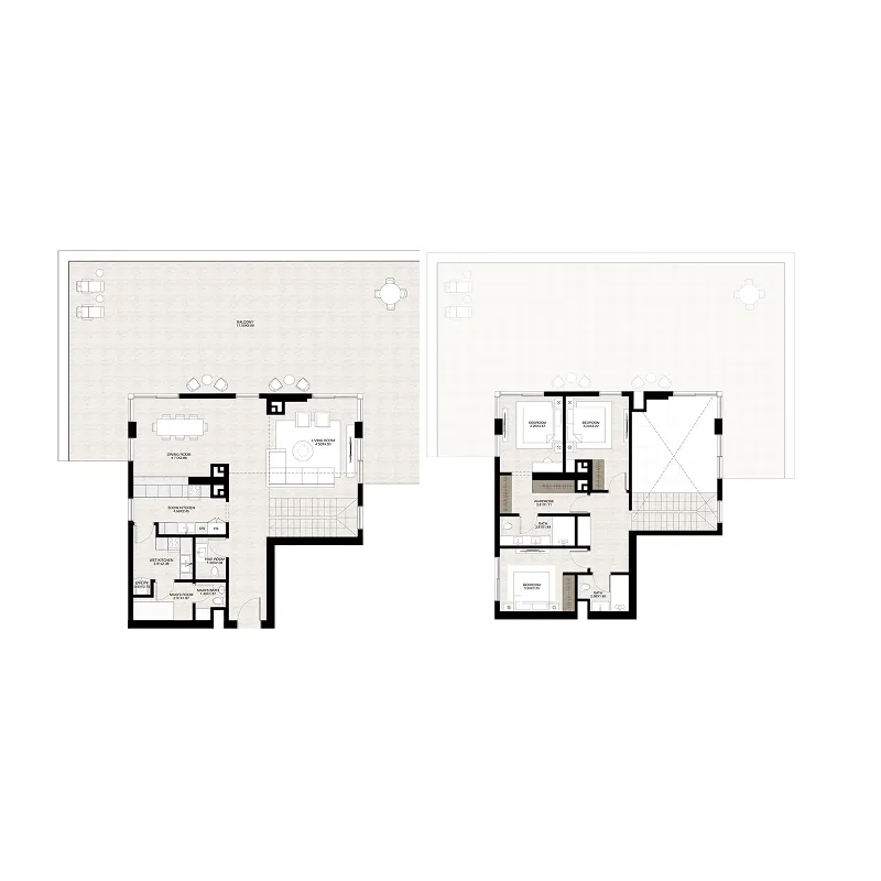 The Strand Lunara 3 bed floor plan, 2,852 sqft