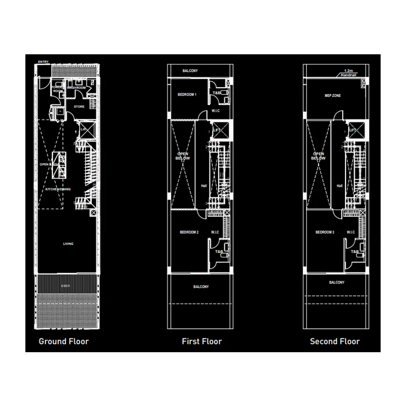 Brabus Island Chapter Two - The Villas 3 bed floor plan, 2,361 – 2,702 sqft
