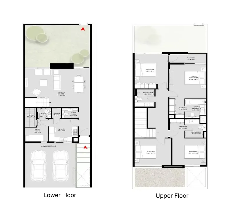 Masaar 3 Sedra 4 bed floor plan, 2,559 sqft
