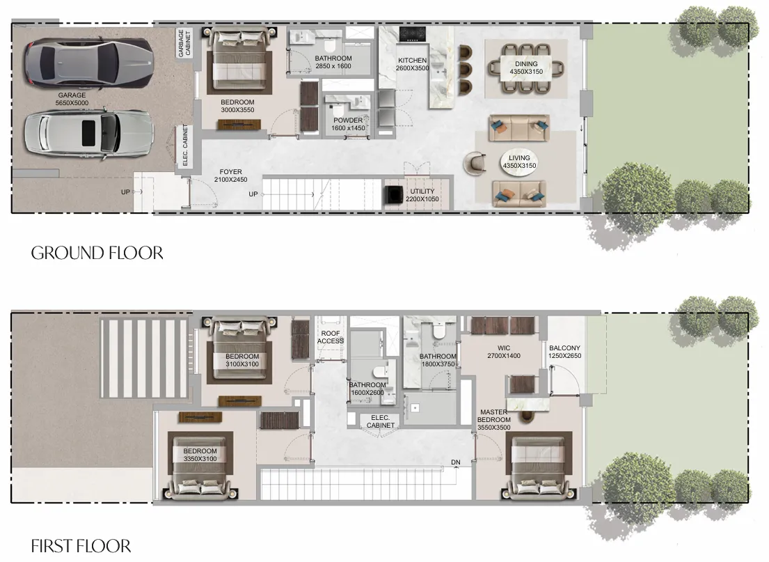 The Brooks at Sobha Sanctuary 4 bed floor plan, 2,459 – 3,329 sqft