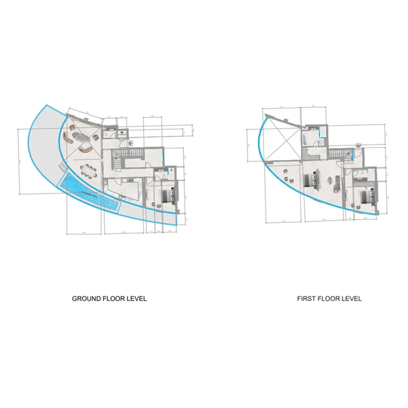 Orchid Towers Phase 1 3 bed floor plan, 3,248 sqft