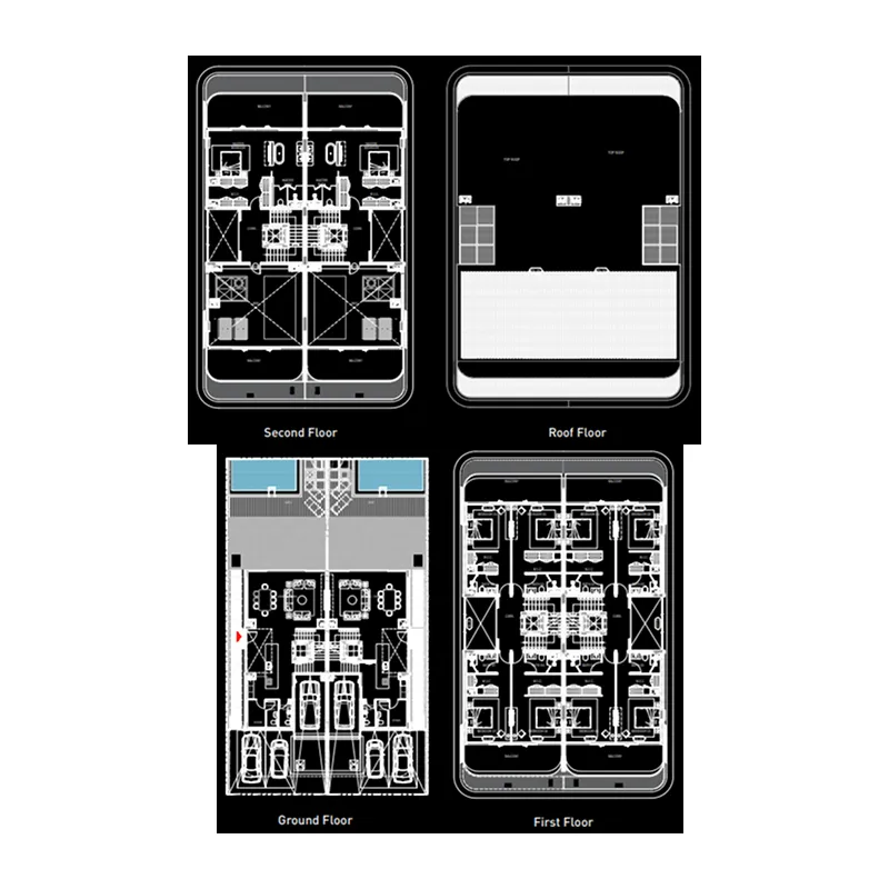 Brabus Island Chapter Two - The Villas 5 bed floor plan, 4,406 sqft