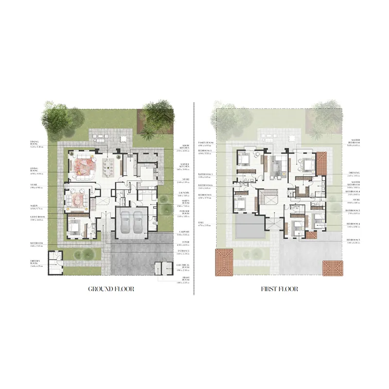 Bloom Living 7 - Almeria 6 bed floor plan, 5,506 sqft
