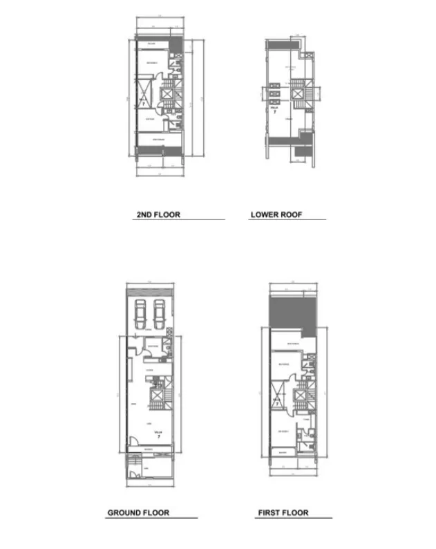 Veranda Collection 2 3 bed floor plan, 3,243 sqft
