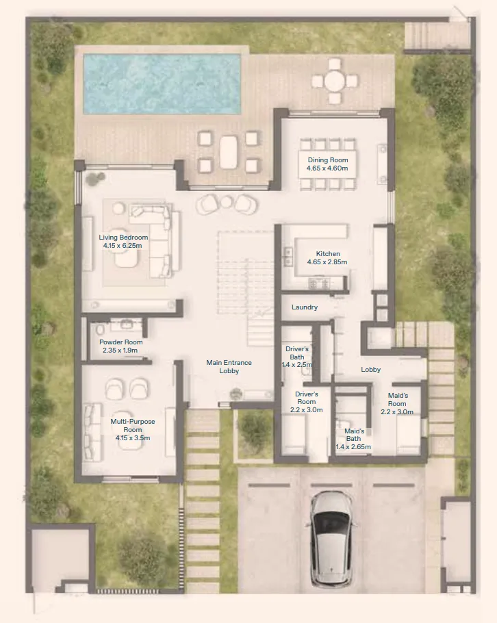 Bayn by Ora 4 bed floor plan, 5,877 – 9,040 sqft