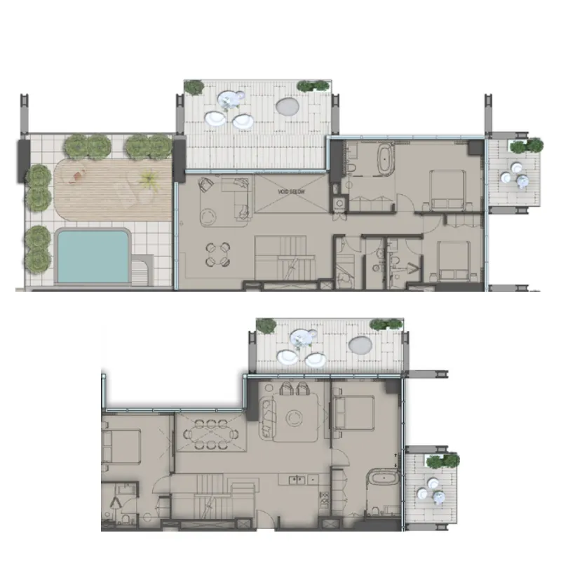 The Symphony by Imtiaz 4 bed floor plan, 4,932 sqft