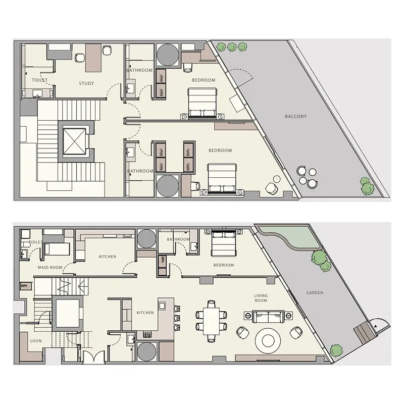 La Mer by Elie Saab 3 bed floor plan, 4,750 sqft