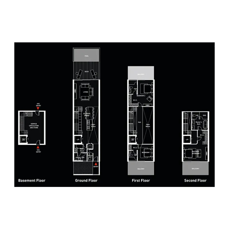Brabus Island Chapter Two - The Villas 3 bed floor plan, 3,938 sqft