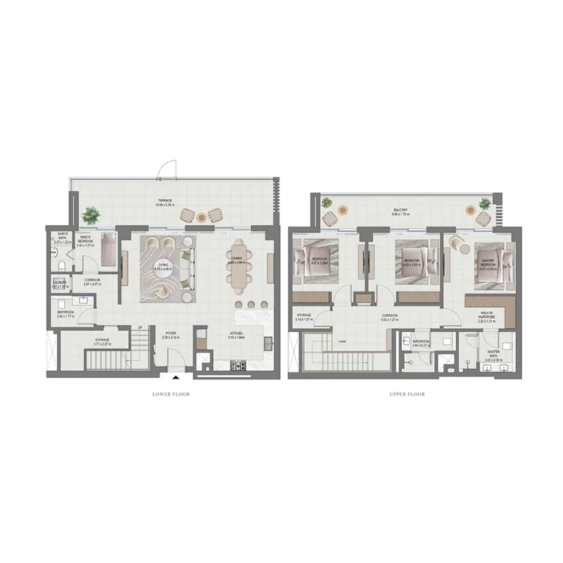 Golf Fields 3 bed floor plan, 2,670 sqft