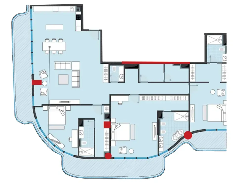 NEXT Coral 3 bed floor plan, 2,863 sqft