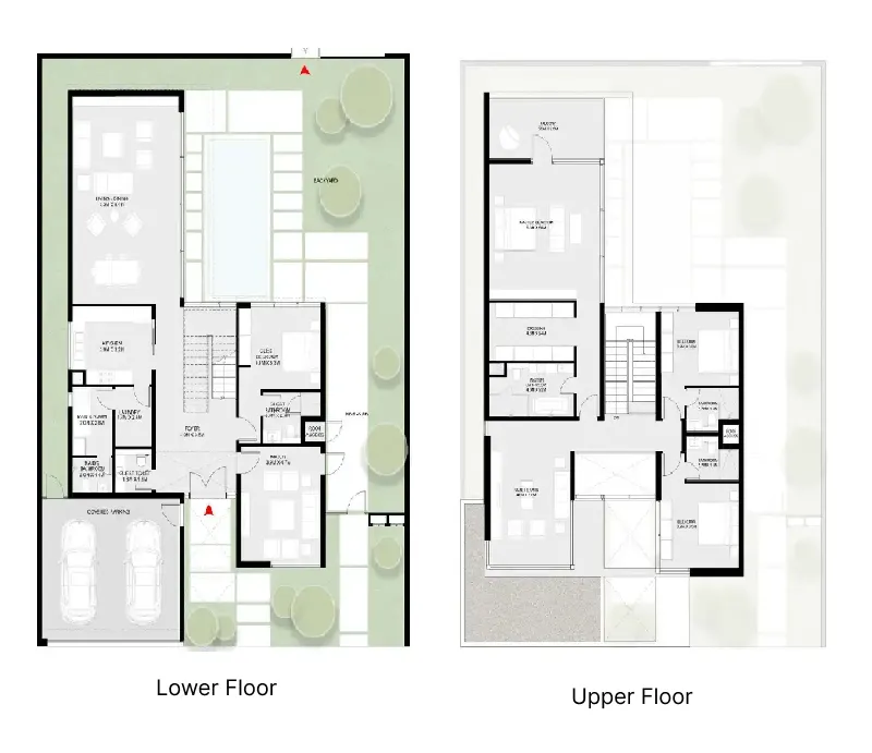 Masaar 3 Sedra 4 bed floor plan, 4,356 sqft