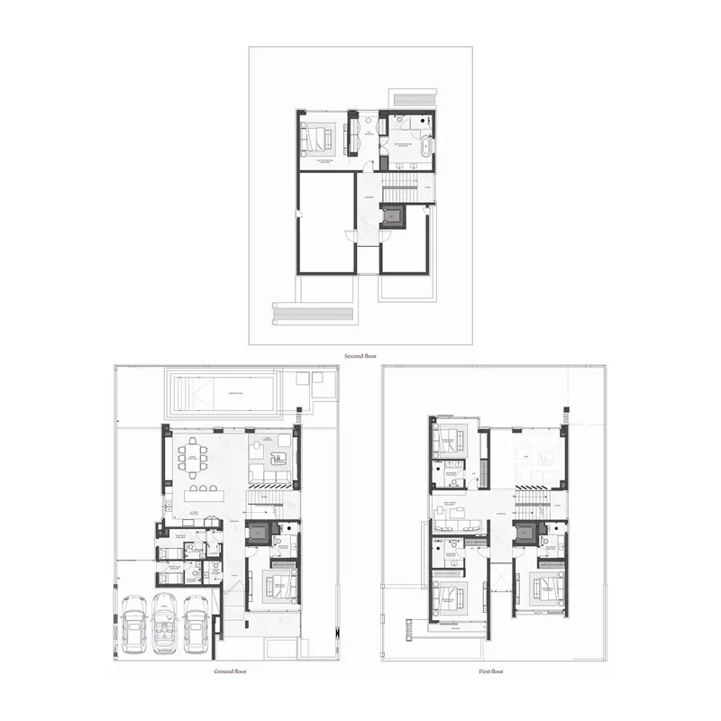 Fendi Azure Villas 5 bed floor plan, 4,381 sqft