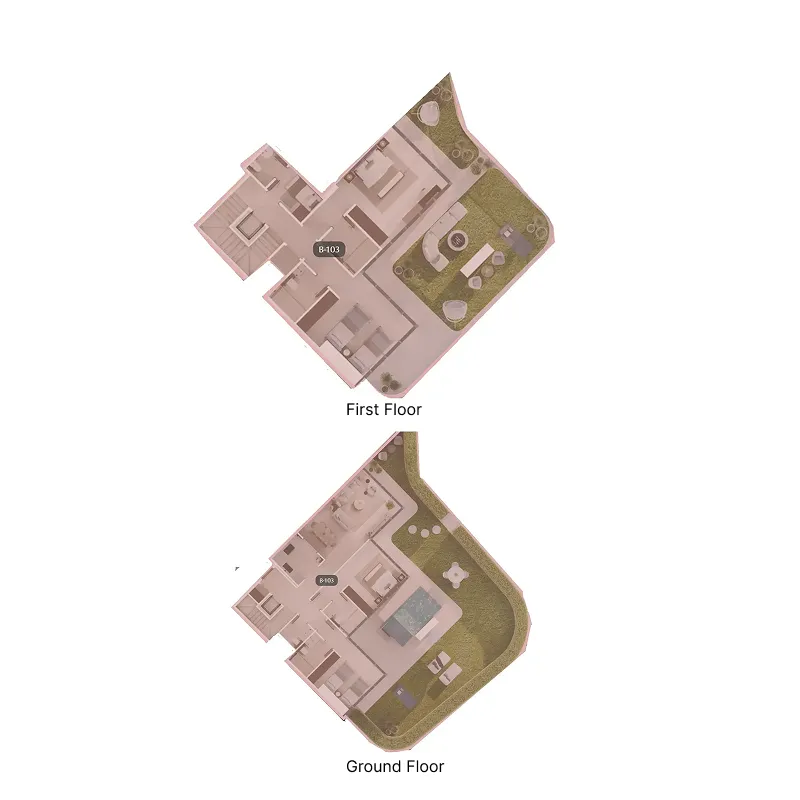 Bab Al Qasr Sea View Residence 51 4 bed floor plan, 3,930 sqft