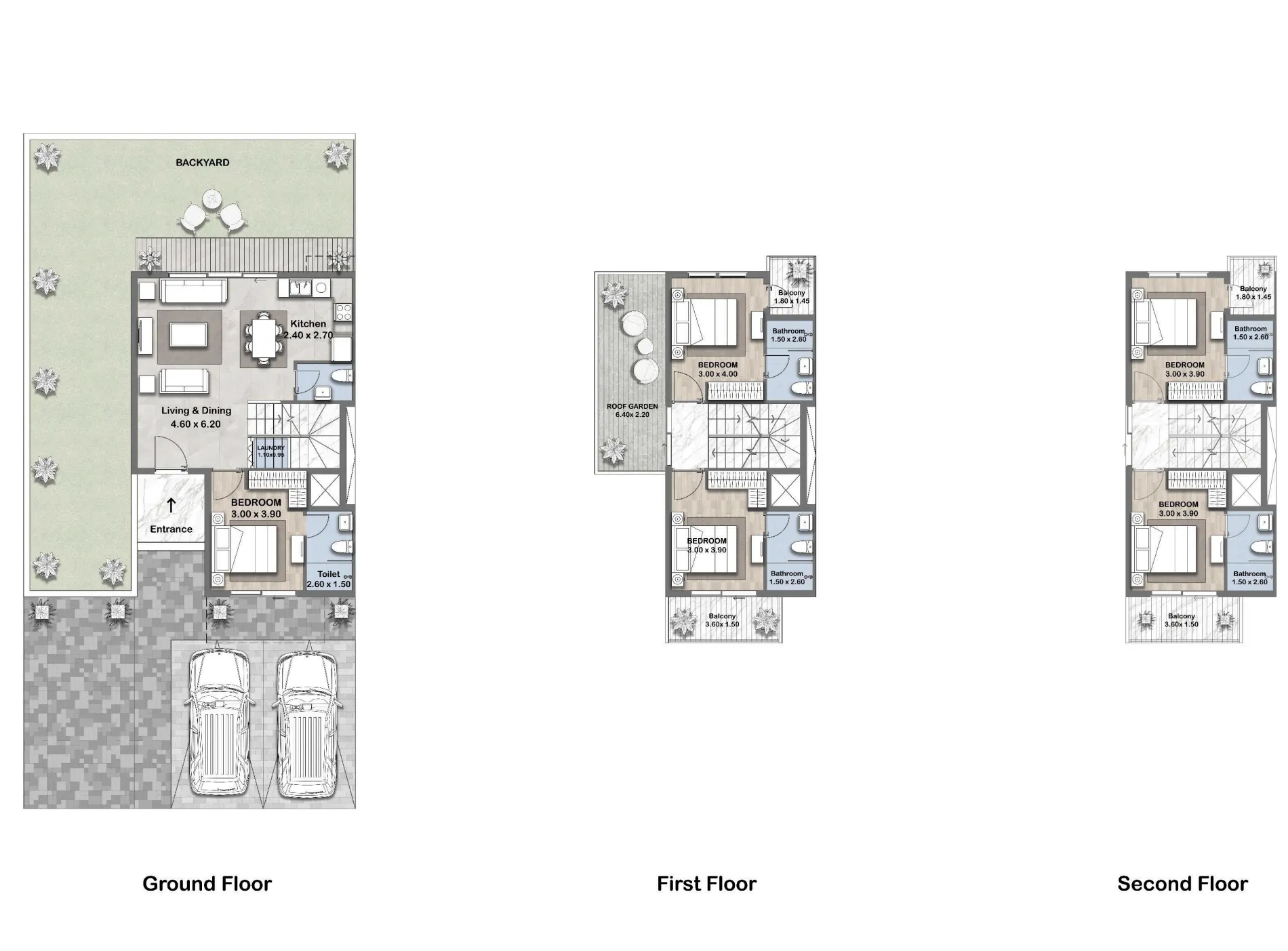 Reportage Hills 5 bed floor plan, 1,743 sqft