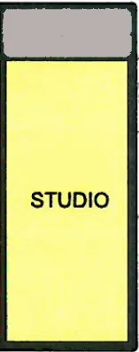 Maison Elysee Studio floor plan, 400 sqft