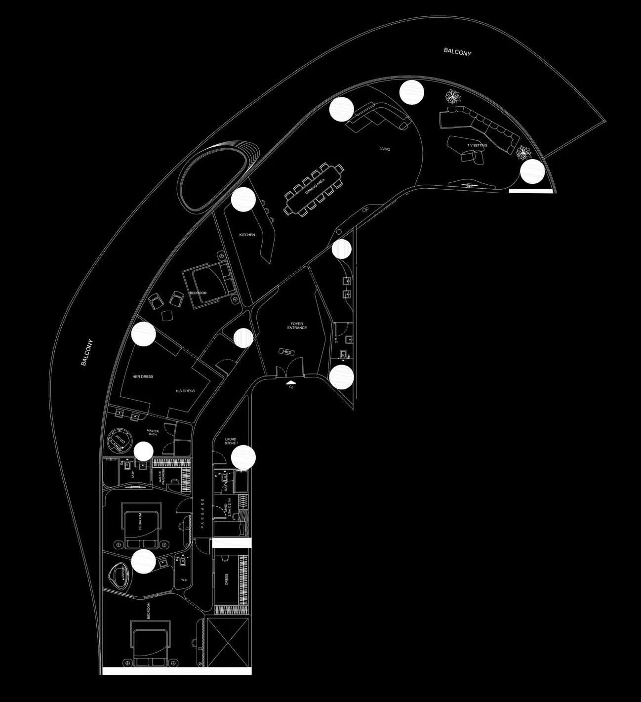 Bugatti Residences by Binghatti 3 bed floor plan, 6,203 sqft