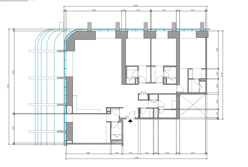 Tiger Sky Tower 4 bed floor plan, 2,974 sqft