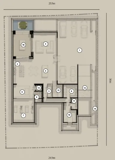 Nawayef Mansions by Modon Properties 5 bed floor plan, 13,125 sqft