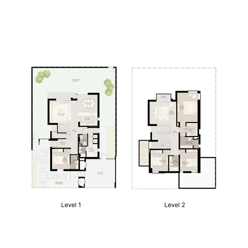 The Wilds 4 bed floor plan, 3,373 sqft