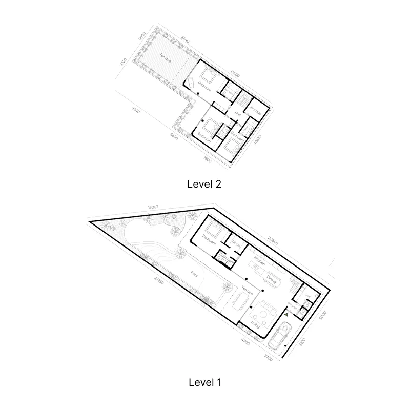 The Bank by OXO 4 bed floor plan, 3,595 sqft