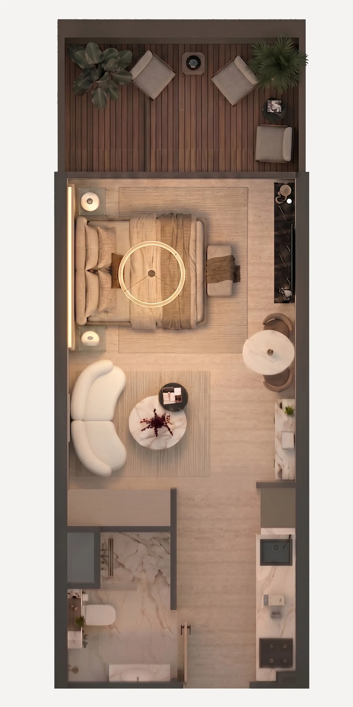 Siana by Zoya Studio floor plan, 442 – 632 sqft