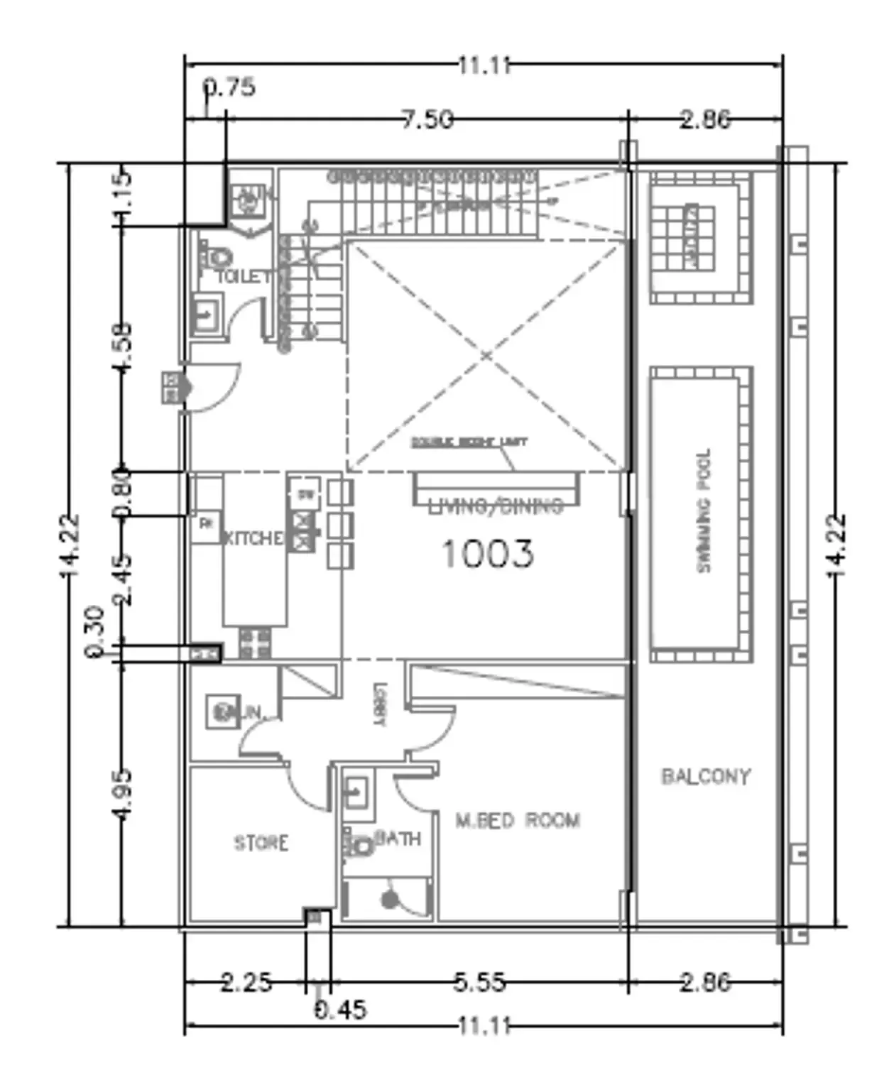 AB Cavalier 3 bed floor plan, 2,701 sqft