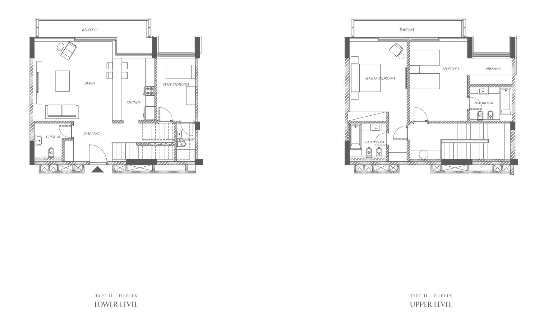 Sealine Residence 2 bed floor plan, 2,010 – 2,024 sqft