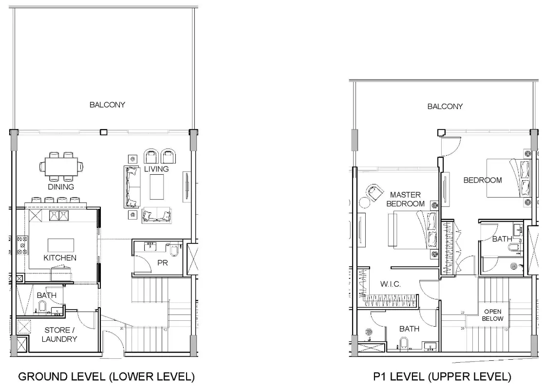 Golf Greens 2 bed floor plan, 2,276 – 2,592 sqft
