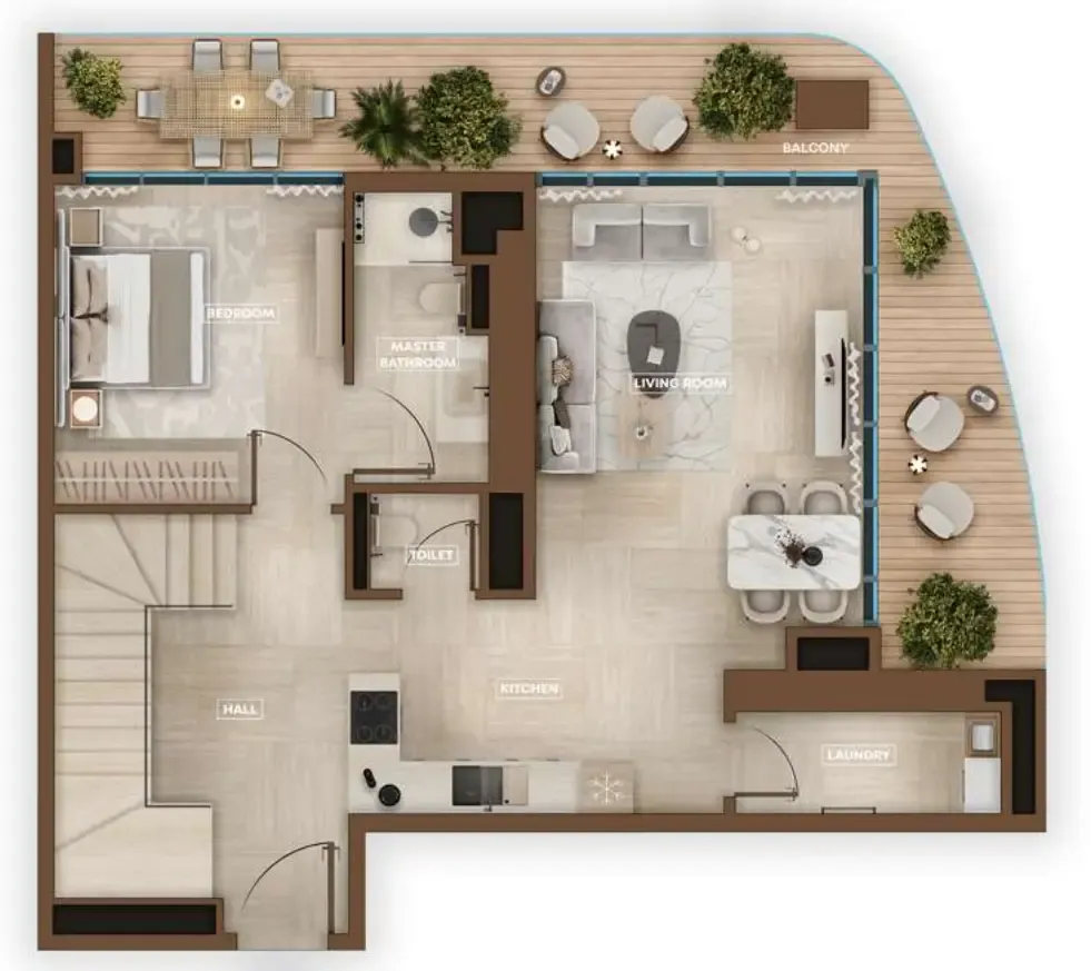 Sky Hills Astra 3 bed floor plan, 1,888 sqft