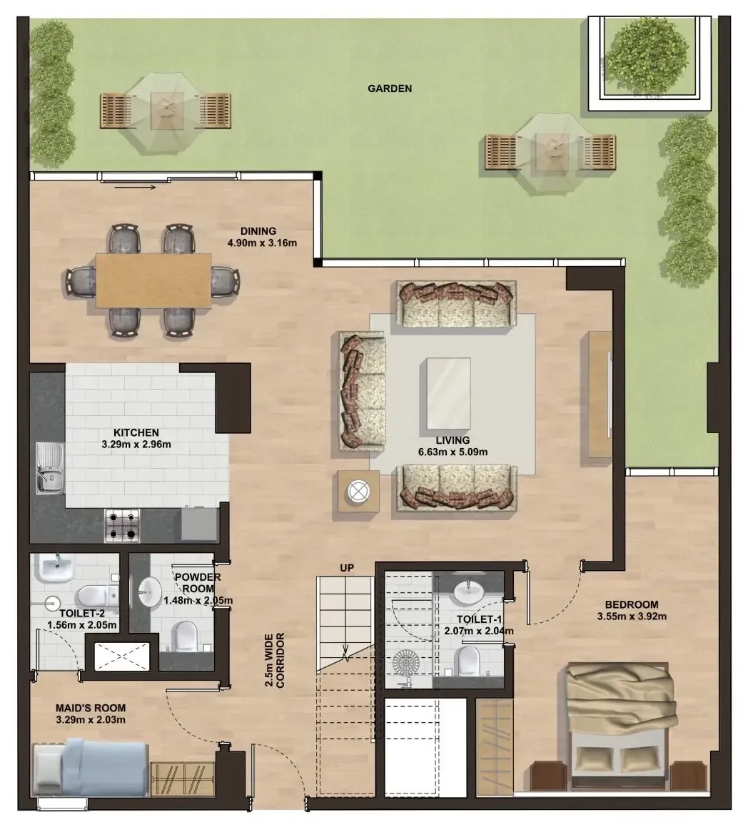 Gemini Splendor 4 bed floor plan, 4,516 – 4,557 sqft