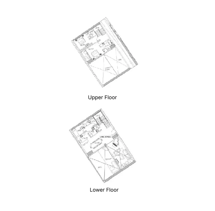 Safa Two de Grisogono 2 bed floor plan, 2,313 sqft