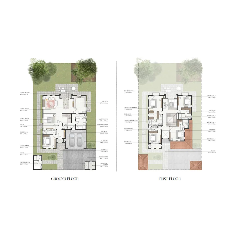 Bloom Living 7 - Almeria 5 bed floor plan, 4,588 sqft