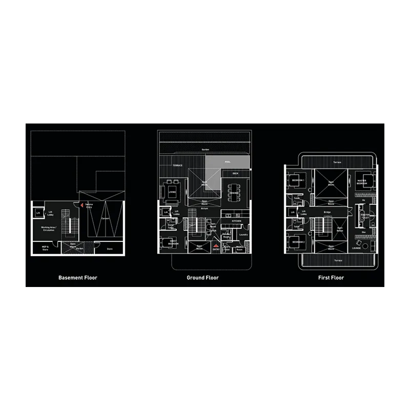 Brabus Island Chapter Two - The Villas 4 bed floor plan, 5,524 sqft