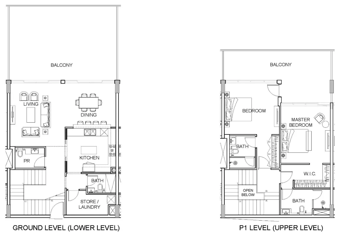 Golf Greens 2 bed floor plan, 2,280 – 2,592 sqft