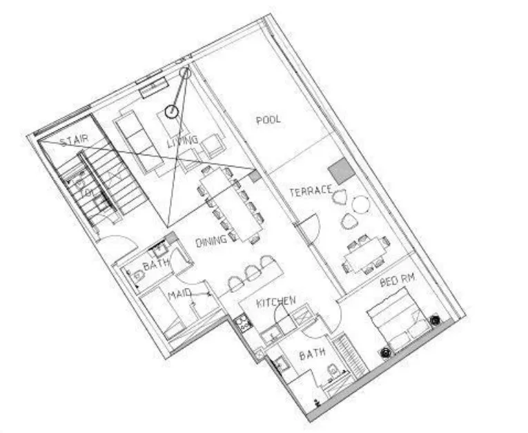 Safa Two de Grisogono 3 bed floor plan, 2,284 sqft