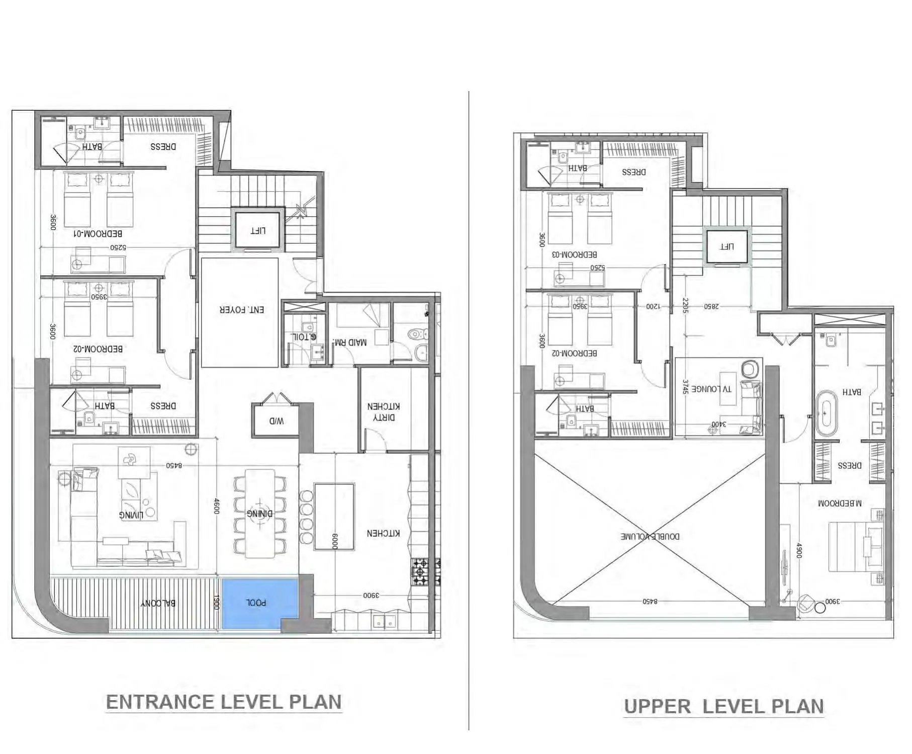 Avior 5 bed floor plan, 3,807 sqft