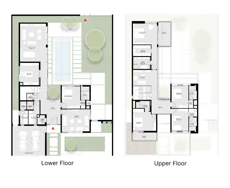 Masaar 3 Sedra 5 bed floor plan, 5,142 sqft