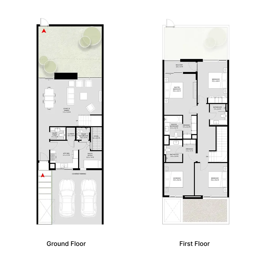 Masaar 3 Laura 4 bed floor plan, 2,559 sqft