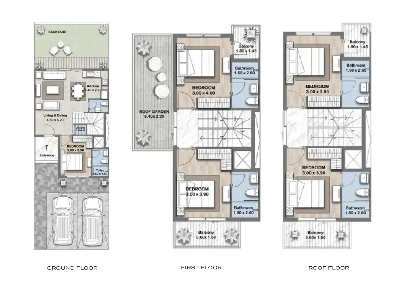 Reportage Hills 5 bed floor plan, 2,939 sqft