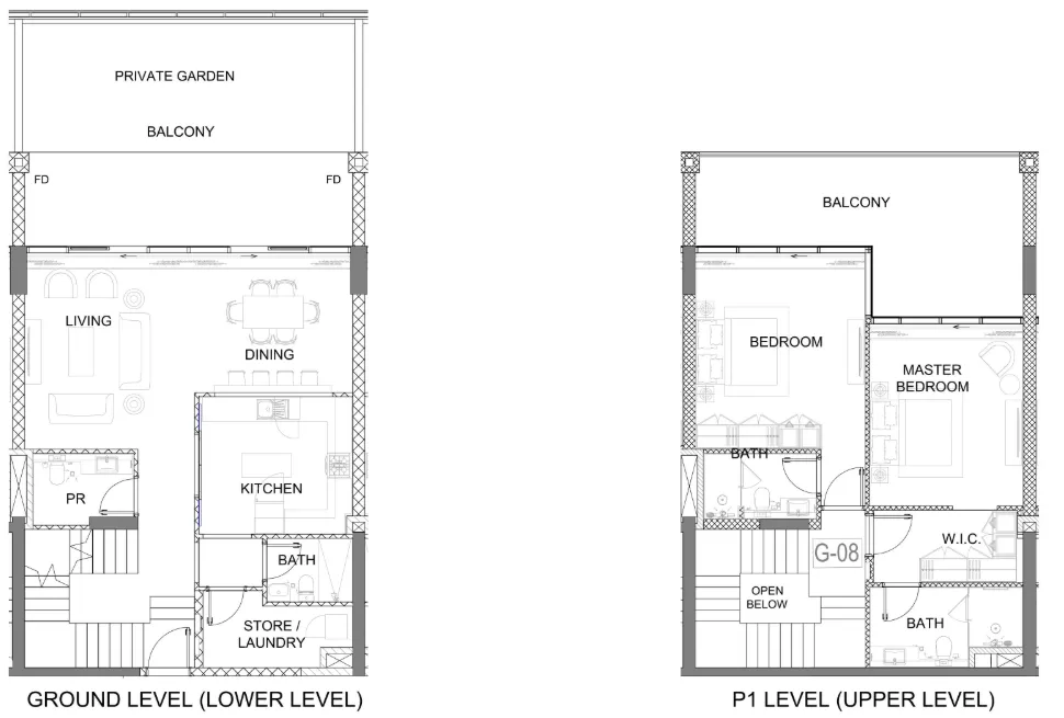 Golf Greens 2 bed floor plan, 2,596 sqft