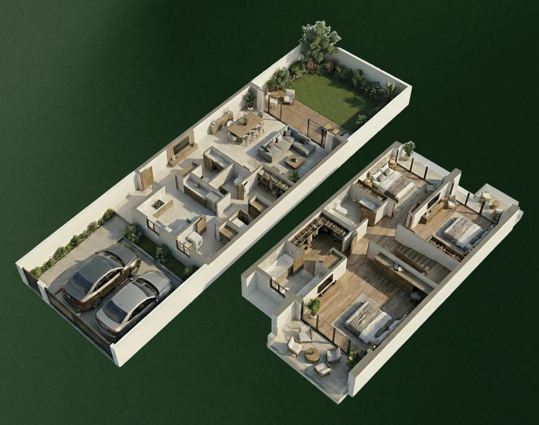 Sukoon by Sanzen 3 bed floor plan, 2,240 sqft