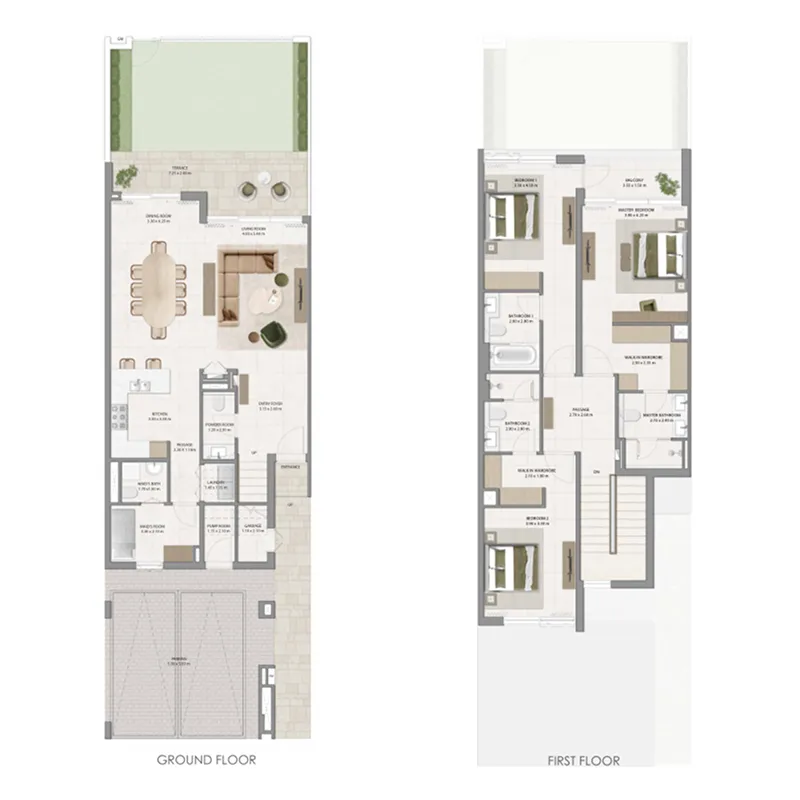 Alva The Valley 4 bed floor plan, 3,081 sqft